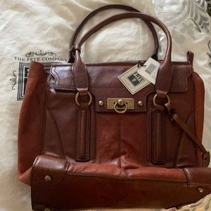 Brand new with tags cognac  Frye leather bag